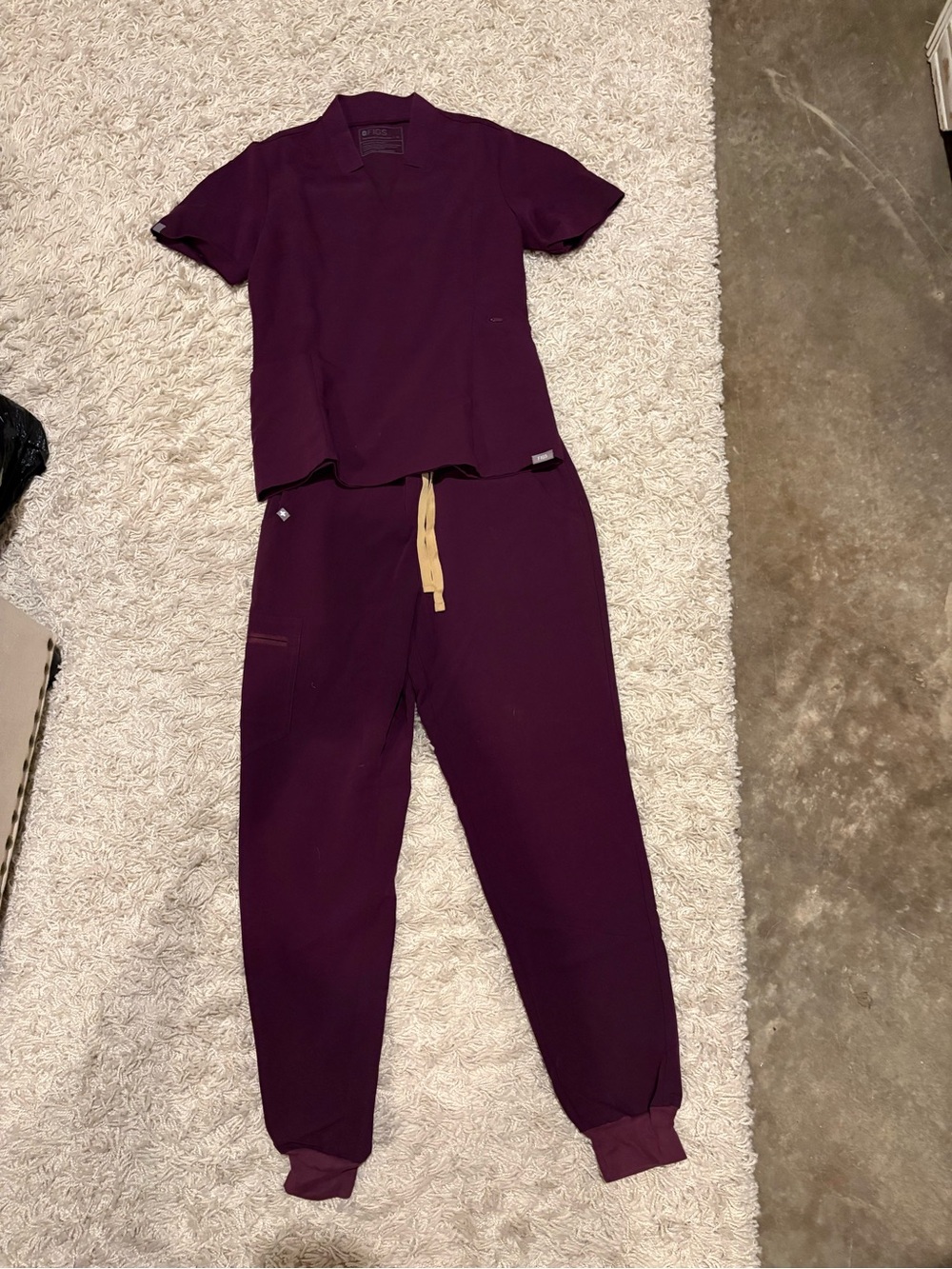 FIGS Scrub Set Deep Purple